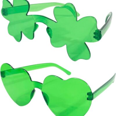 Green Novelty Sunglasses