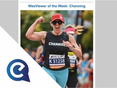 press clipping from weeviews about running